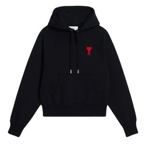 AMI Paris Ami De Coeur Long-Sleeve Hoodie